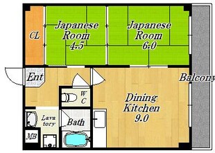 タルミハイツの物件間取画像